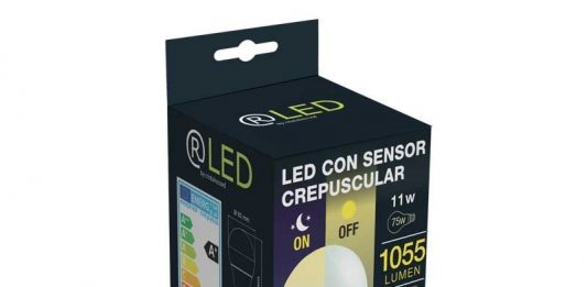 e27 11w 1055 lm sensor crepuscular 6000k