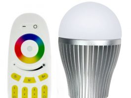 mi light rgbw 9w led lamp with remote