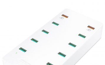 AUKEY – PA-T8 – Cargador Quick Charge 3.0 con 10 puertos USB