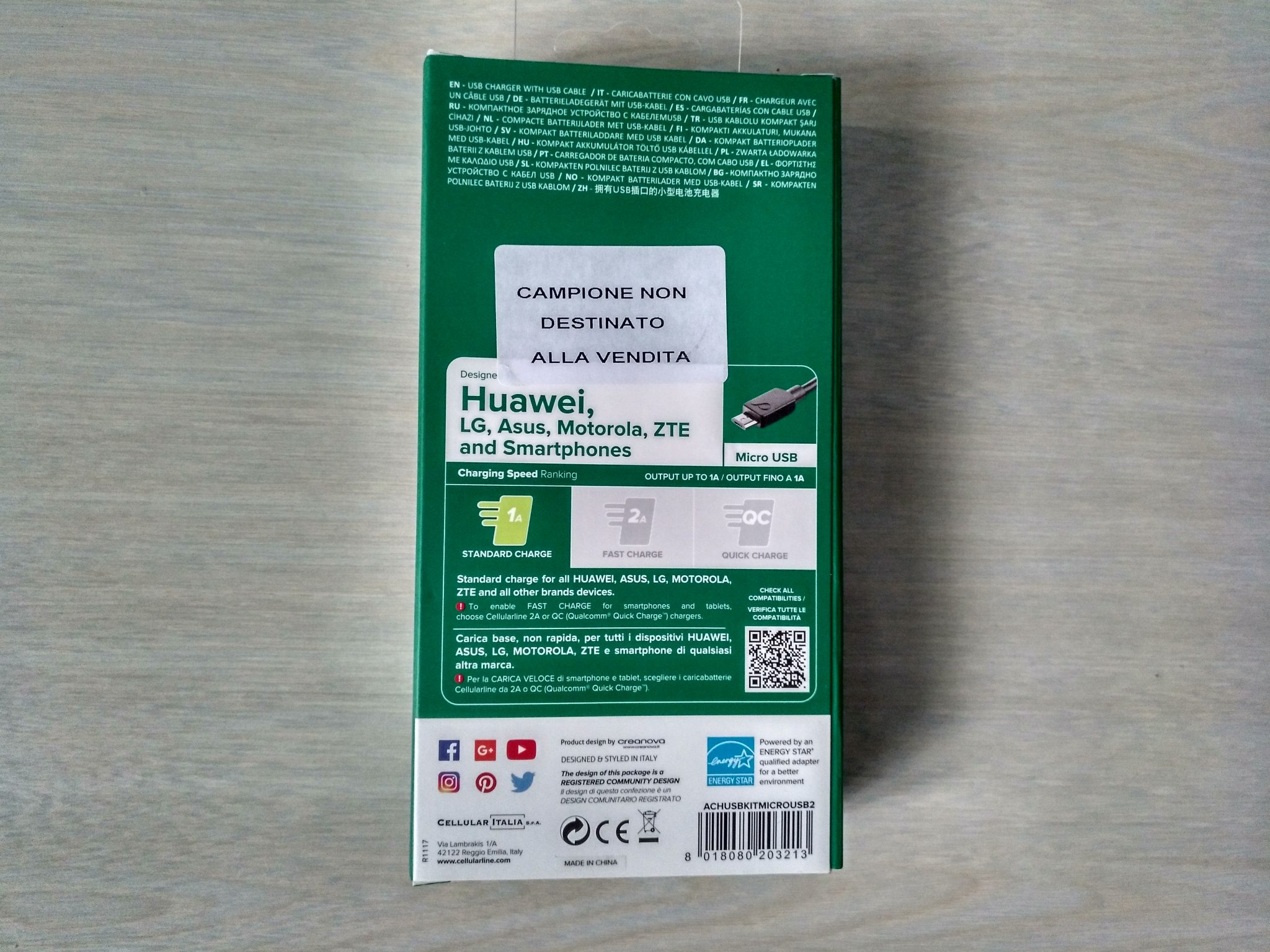 Cellularline Kit de cargador USB 1A Review en español