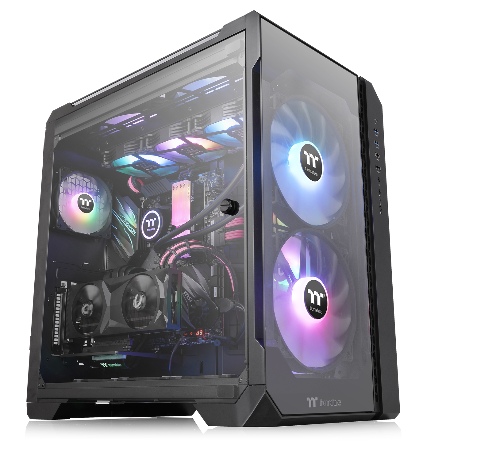 Thermaltake View 51 Tempered Glass ARGB Edition Full-Tower Chassis – NdP