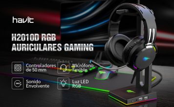 Auriculares Gaming H2010d RGB y Soporte TH630 RGB HAVIT – Review en Español