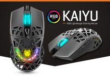 Krom presenta Kaiyu, un ratón panelado RGB