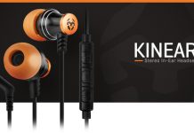 Krom presenta Kinear unos auriculares in ear con micrófono integrado y control