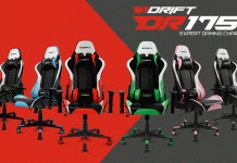 Drift anuncia nuevas sillas ergonómicas: DR175 y DR275, dos nuevos modelos para jugar, trabajar y crear cómodamente