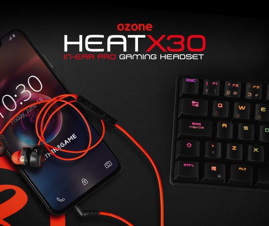 Ozone presenta Heat X30, unos nuevos auriculares in ear diseñados para gamers