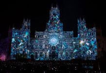 LA TECNOLOGÍA DE PANASONIC CUBRE DE NAVIDAD LA FACHADA DEL PALACIO CIBELES POR SEGUNDA VEZ