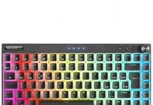 Teclado Mecánico Inalámbrico RGB MKCLOUD con switch azul — Review en Español