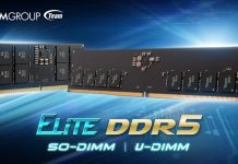 TEAMGROUP lanza los nuevos módulos de memoria RAM ELITE SO-DIMM DDR5 y ELITE U-DIMM DDR5 que funcionan a 5600MHz