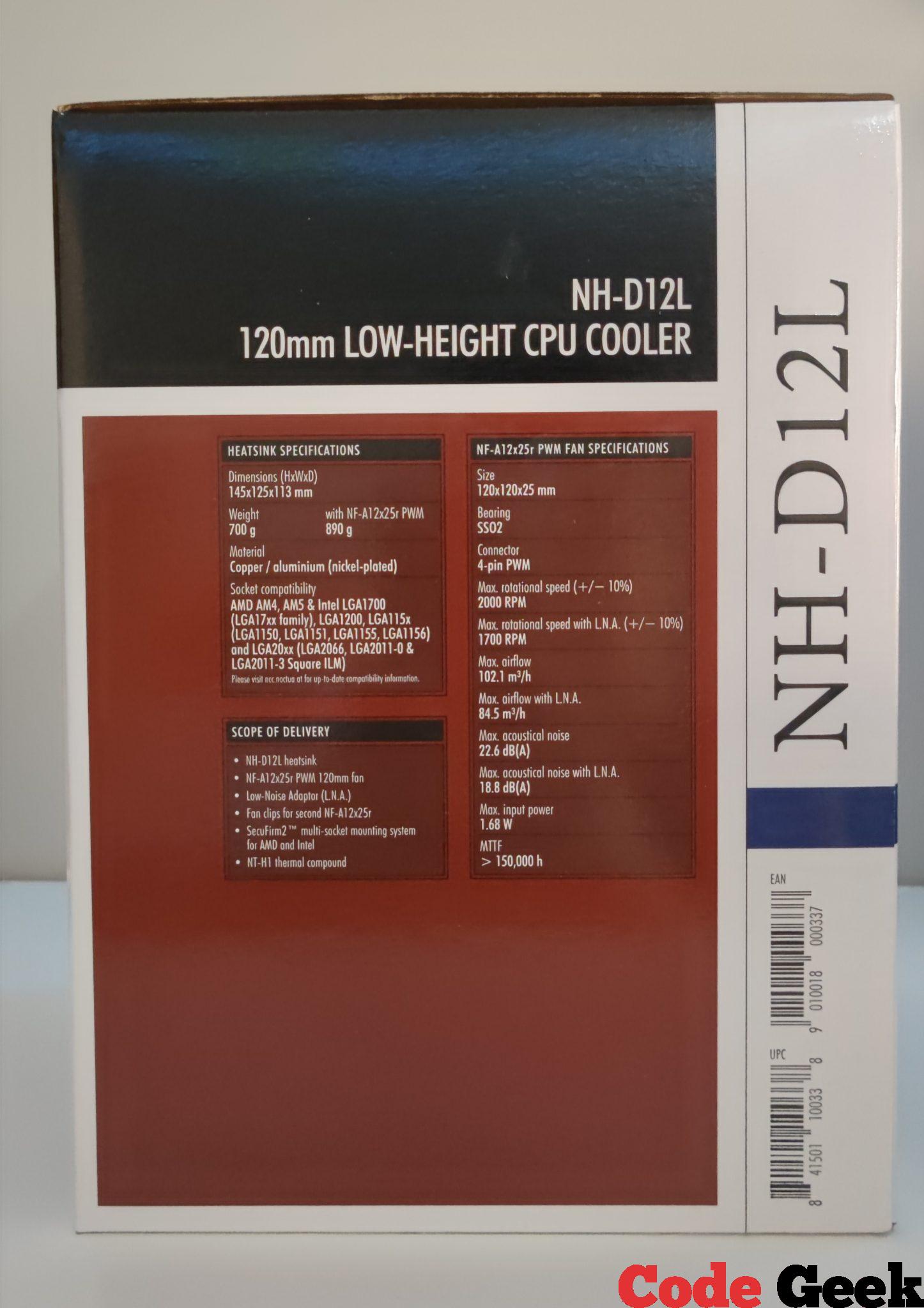 Disipador Noctua NH-D12L 120mm LOW-HEIGHT CPU COOLER - Review en Español