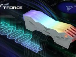 DELTA RGB DDR5 7600MHz de T-FORCE