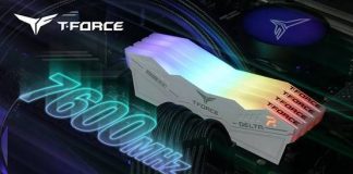 DELTA RGB DDR5 7600MHz de T-FORCE