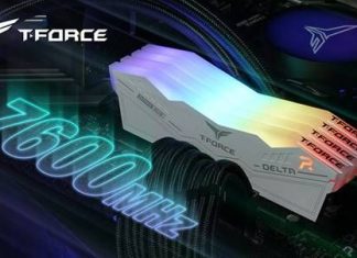 DELTA RGB DDR5 7600MHz de T-FORCE