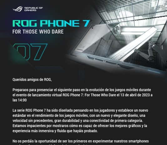 Evento de lanzamiento del ROG Phone 7