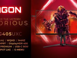 AGON by AOC presenta el revolucionario monitor ultrawide AG405UXC de 40″ con 144 Hz