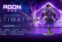 AGON by AOC presenta el monitor gaming 26.5″ OLED con 240 Hz: AGON PRO AG276QZD