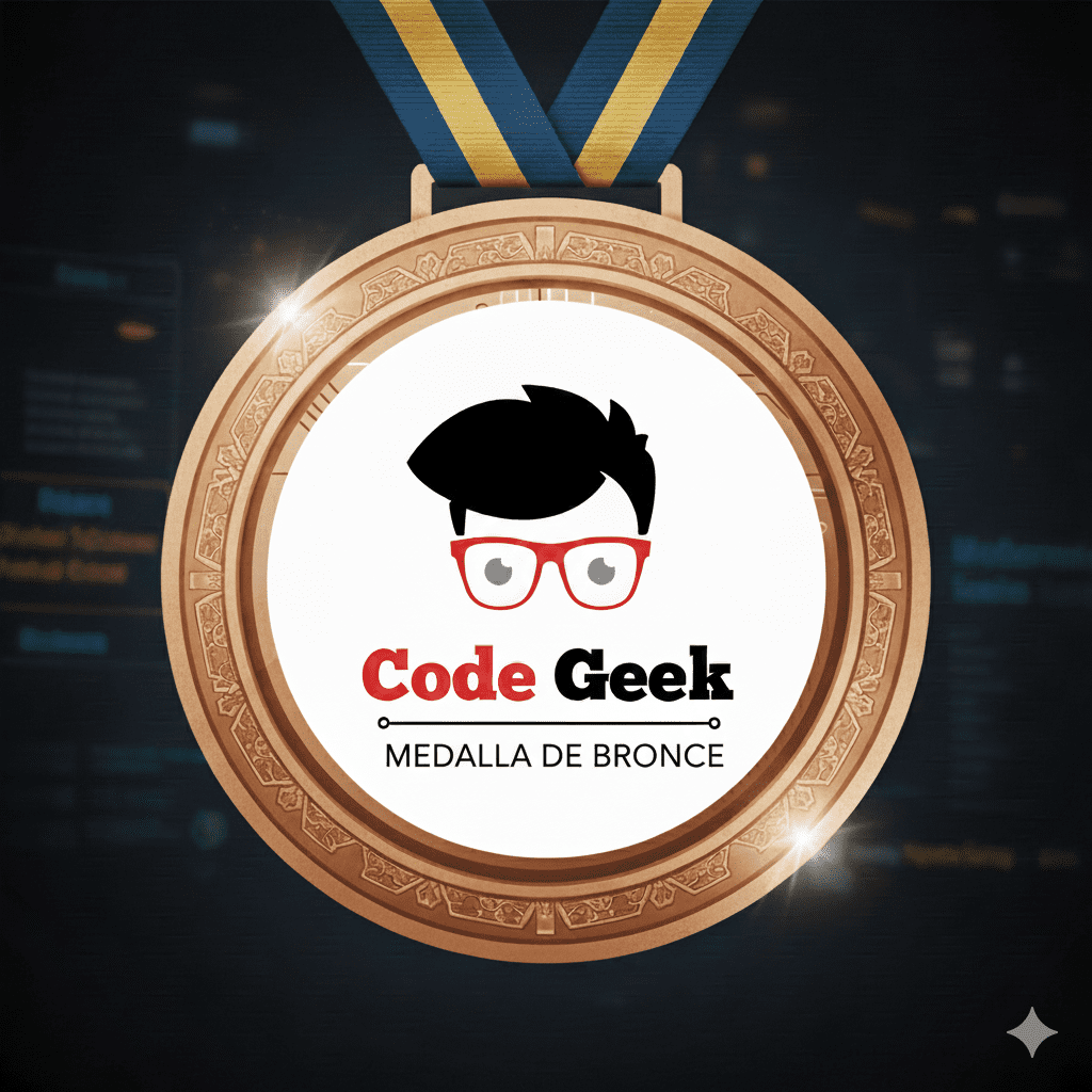 Medalla de Bronce Code Geek