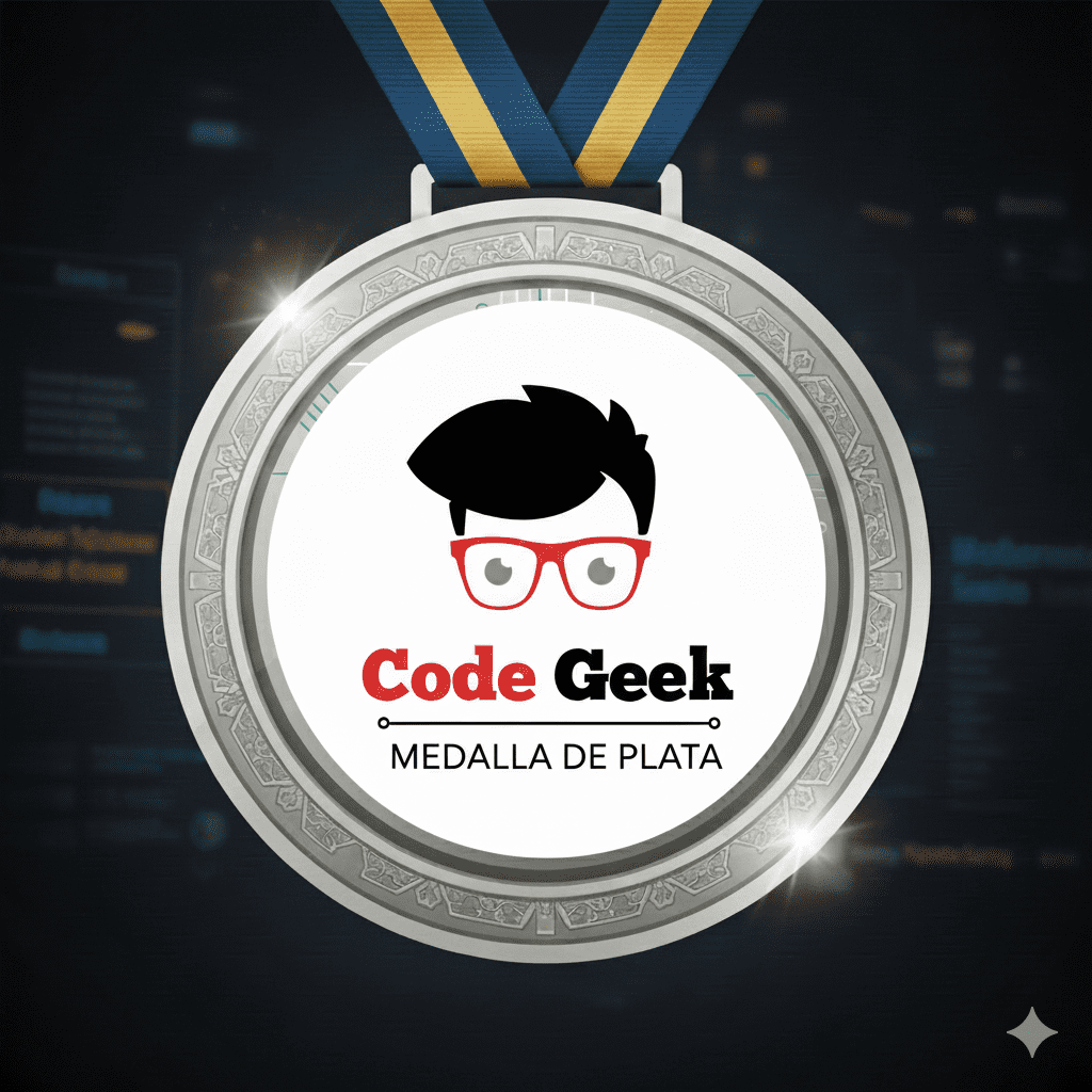 Medalla de Plata Code Geek