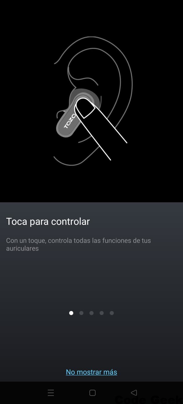 TOZO NC20 Pro Reproducción