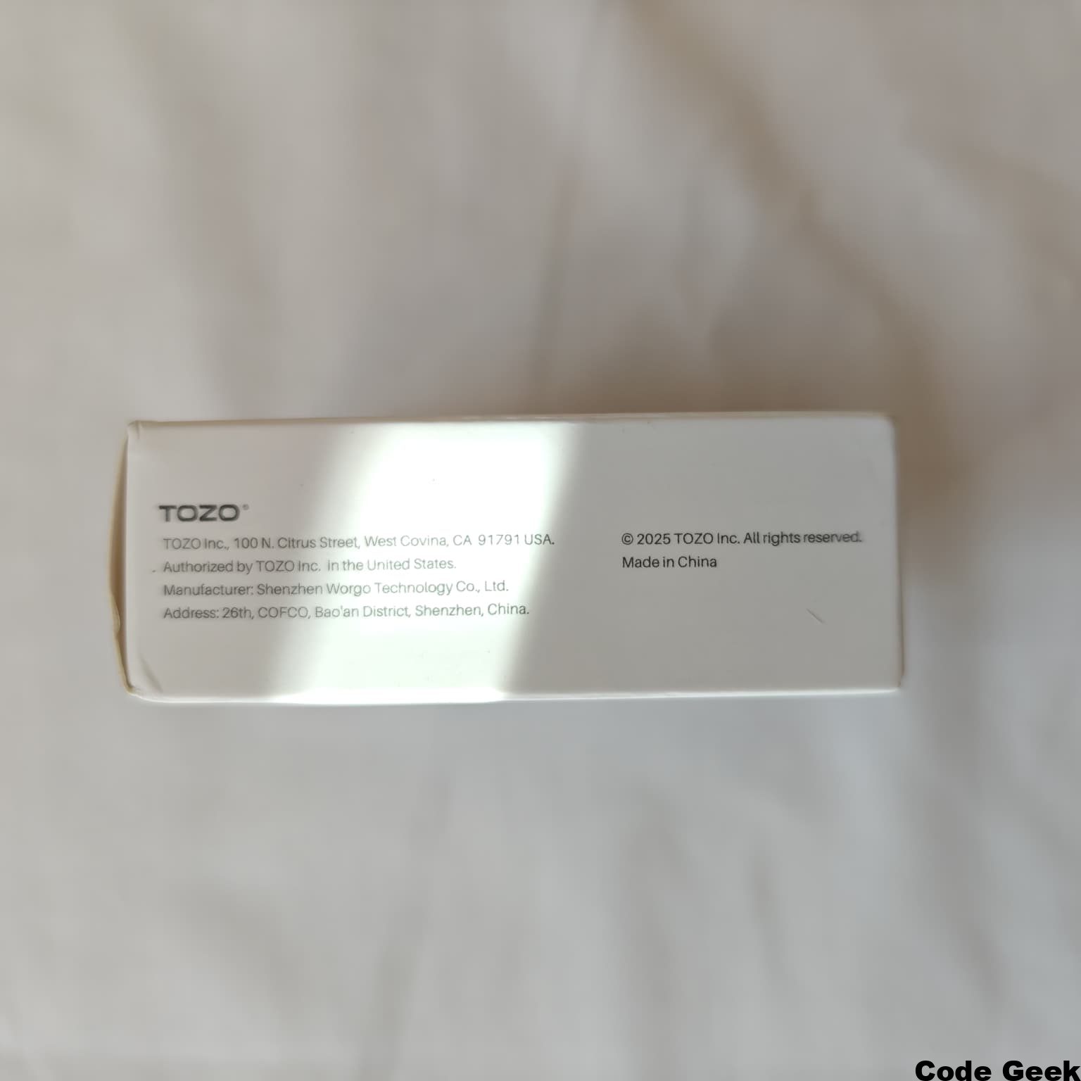 TOZO NC20 Pro Entorno Urbano