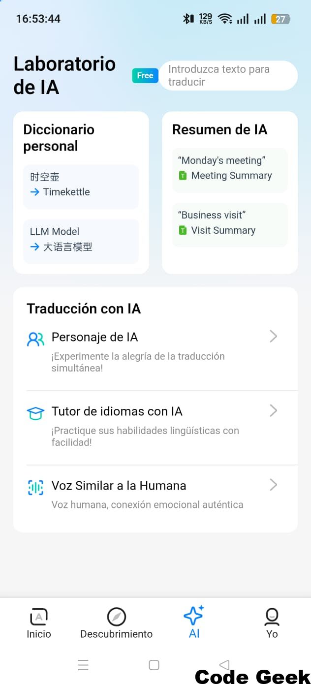 Timekettle W4 Pro Acabados Metálicos