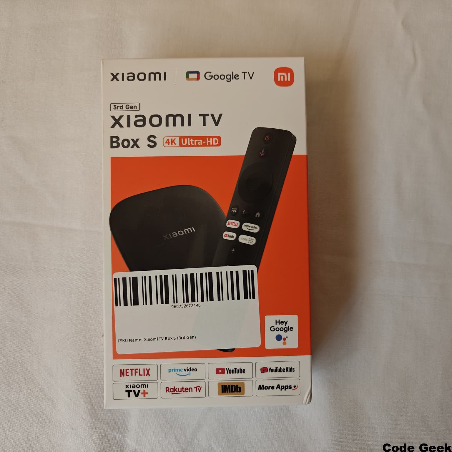 Xiaomi TV Box S Dispositivo Frontal